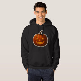 Spooky Halloween Pumpkin Sticker Hoodie