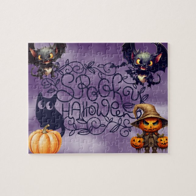 Spooky Halloween Puzzle (Horizontal)