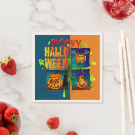 Spooky Halloween Serviette