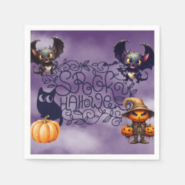 Spooky Halloween Serviette