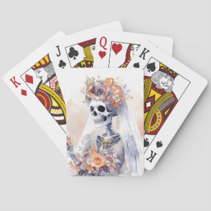 Spooky Halloween Skeleton Poker Cards Spielkarten