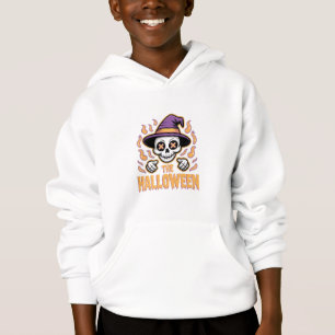 Spooky Halloween Skull-Shirt Hoodie