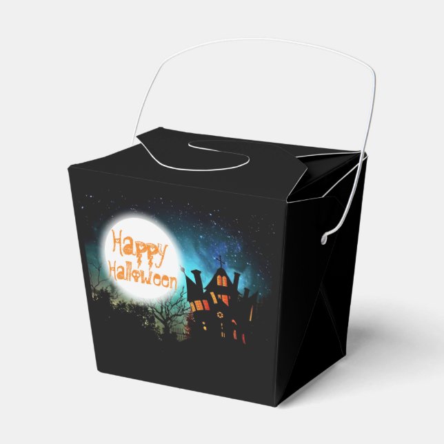 Spooky Halloween Spuk House Geschenkschachtel (Vorderseite)
