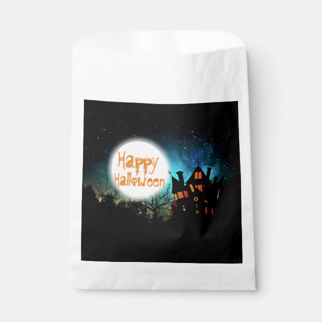 Spooky Halloween Spuk House Geschenktütchen (Vorderseite)