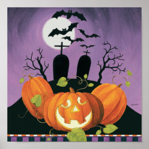 Spooky Halloween Spuk House Poster