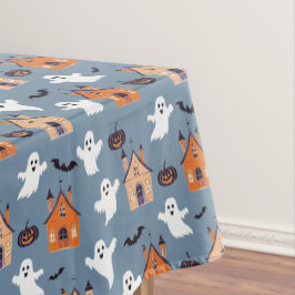 Spooky Halloween Spuk House Tischdecke