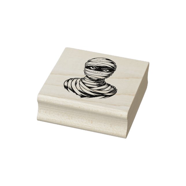 Spooky Halloween Spuk Mummy Gummistempel (Stempel)
