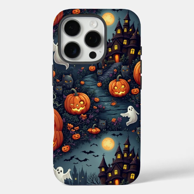 Spooky Halloween Spuk Night iPhone 16 Pro Fall- Case-Mate iPhone Hülle (Rückseite)