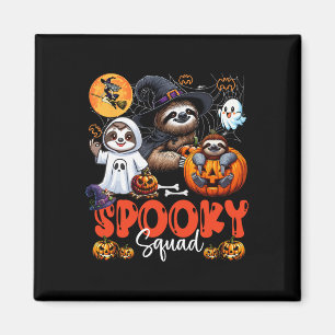 Spooky Halloween Squad Drei Horror Sloths Cosplay Magnet