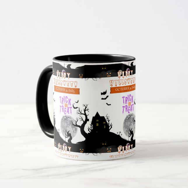 Spooky Halloween Tasse (Vorderseite Links)