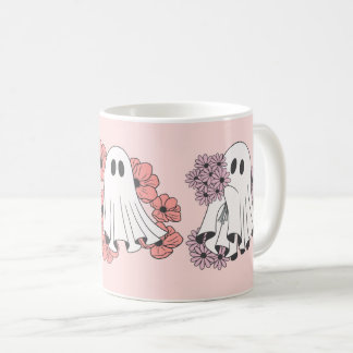 Spooky Halloween-Tasse - Kürbis, Ghost & Hexenmant Kaffeetasse