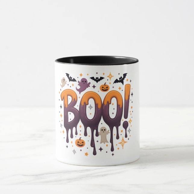 Spooky Halloween Tasse - Niedlich und Fun Design (Zentrum)