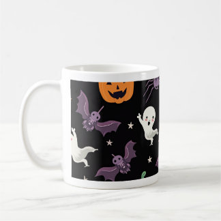 Spooky Halloween Tasse - Niedliche Geister, Pumpki