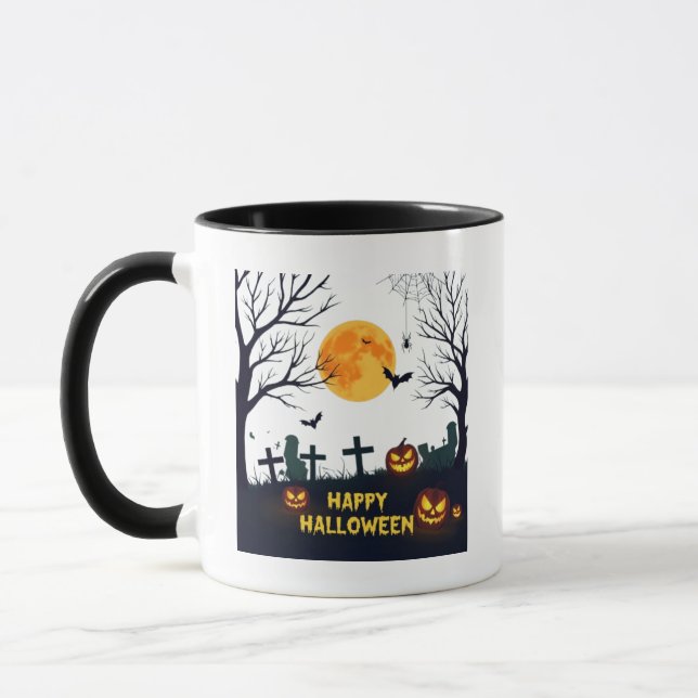 Spooky Halloween Tasse - Perfekt für Trick oder Le (Links)