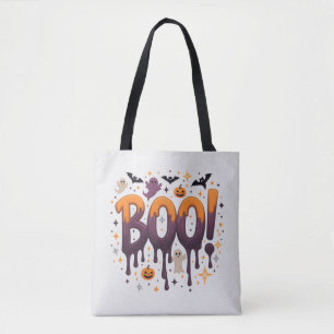 Spooky Halloween Tote Bag Fun Trick oder Treat D
