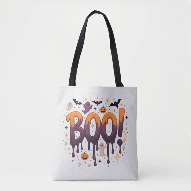 Spooky Halloween Tote Bag | Fun Trick oder Treat D (Vorderseite)
