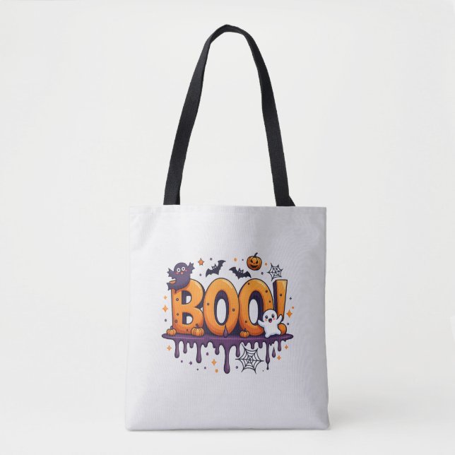 Spooky Halloween Tote Bag | Fun Trick oder Treat D (Vorderseite)