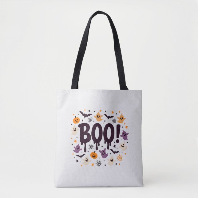Spooky Halloween Tote Bag | Fun Trick oder Treat D (Vorderseite)