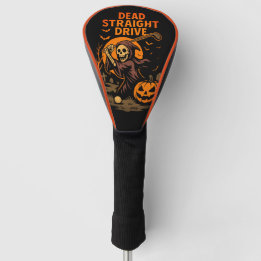Spooky Halloween Totes Straight Drive Golf Headcover