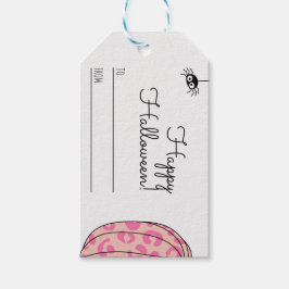 Spooky Halloween Treat Label Geschenkanhänger