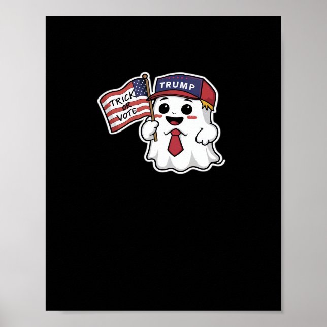 Spooky, Halloween, Trick oder Abstimmung, ich beko Poster (Vorne)