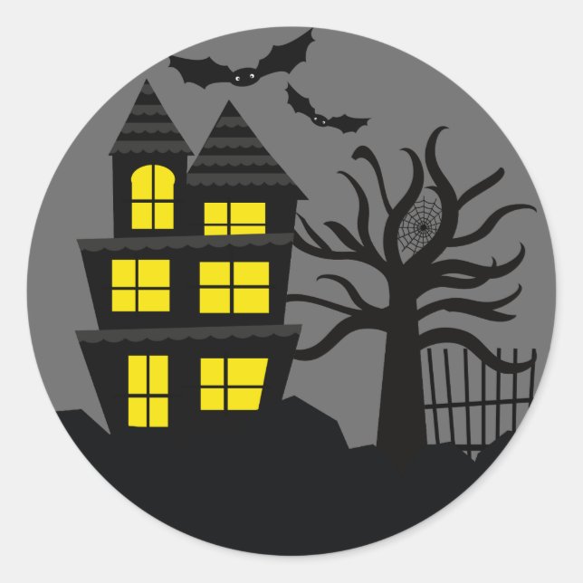 Spooky Halloween Umschlag Aufklebers Stickers (Vorderseite)