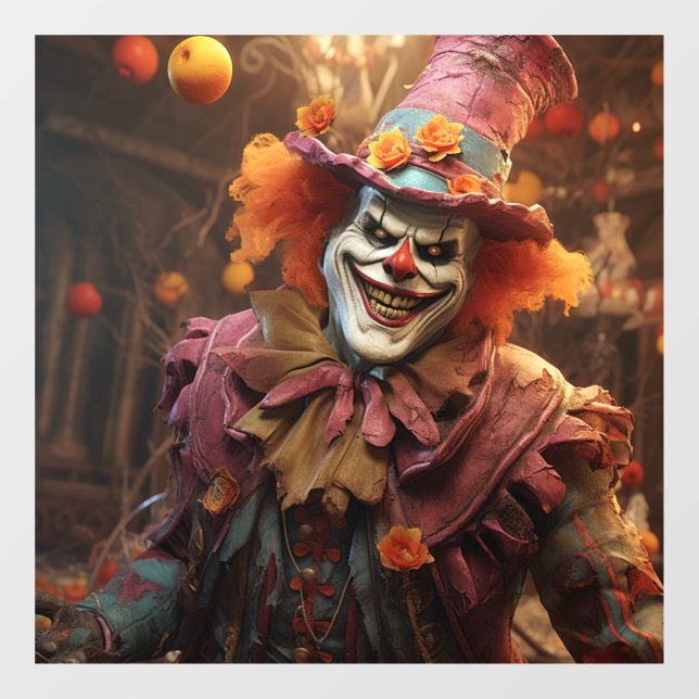 Spooky Halloween Window Cloning Fensteraufkleber (Blatt)