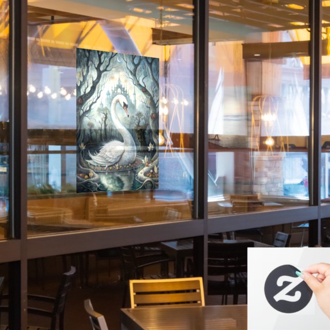 Spooky Halloween Window Cloning Fensteraufkleber (Restaurantfenster)