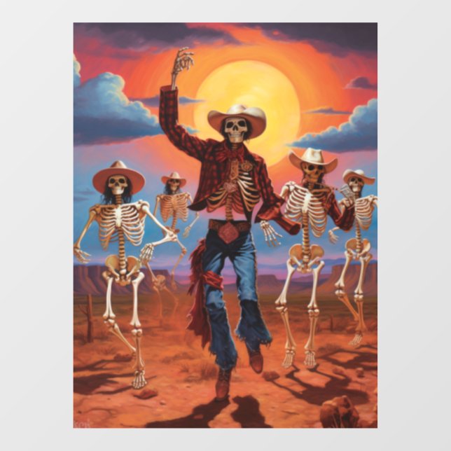 Spooky Halloween Window Cloning Fensteraufkleber (Blatt)