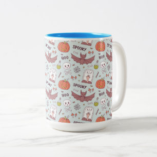 Spooky Halloween Zweifarbige Tasse