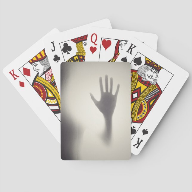Spooky Hand Playing Cards Spielkarten (Rückseite)