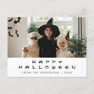 Spooky Happy Halloween 1 Foto Feiertagspostkarte