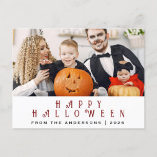 Spooky Happy Halloween 1 Foto Feiertagspostkarte