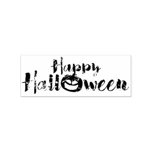 Spooky Happy Halloween Custom Rubber Briefmarke Gummistempel
