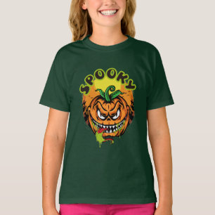 Spooky Happy Halloween Kostüm für Mädchen T - Shir T-Shirt