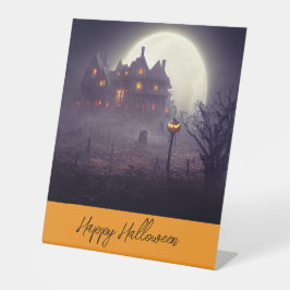 Spooky Happy Halloween Party Sockelschild