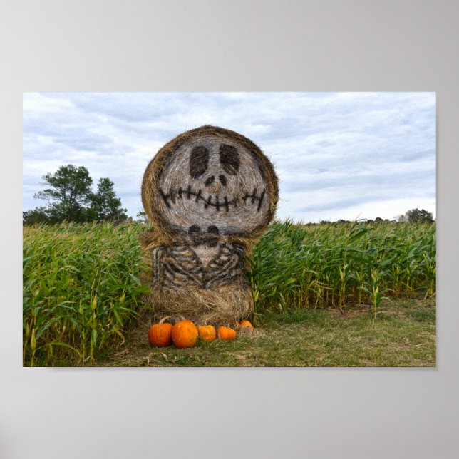 Spooky Hay Bale Poster (Vorne)
