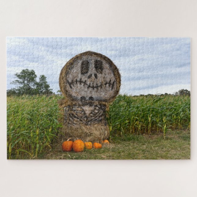Spooky Hay Bale Puzzle (Horizontal)