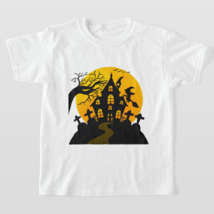 Spooky Hexe und House Halloween Spaß T-Shirt