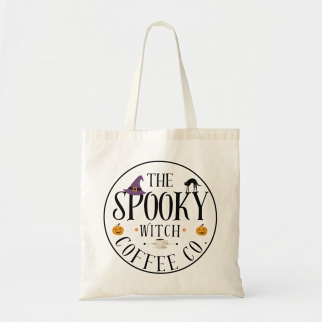 Spooky Hexenkaffee, Tote-Tasche Tragetasche (Vorne)
