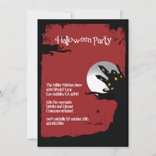 Spooky Hill Halloween-Party Einladung