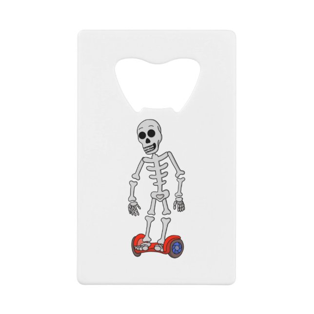 Spooky Hover Bones Geldbeutel Flaschenöffner (Vorderseite)