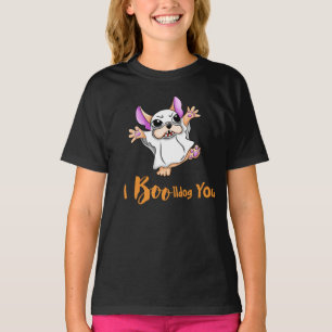 Spooky Hugs: Niedliches französisches Bulldog-Boo- T-Shirt