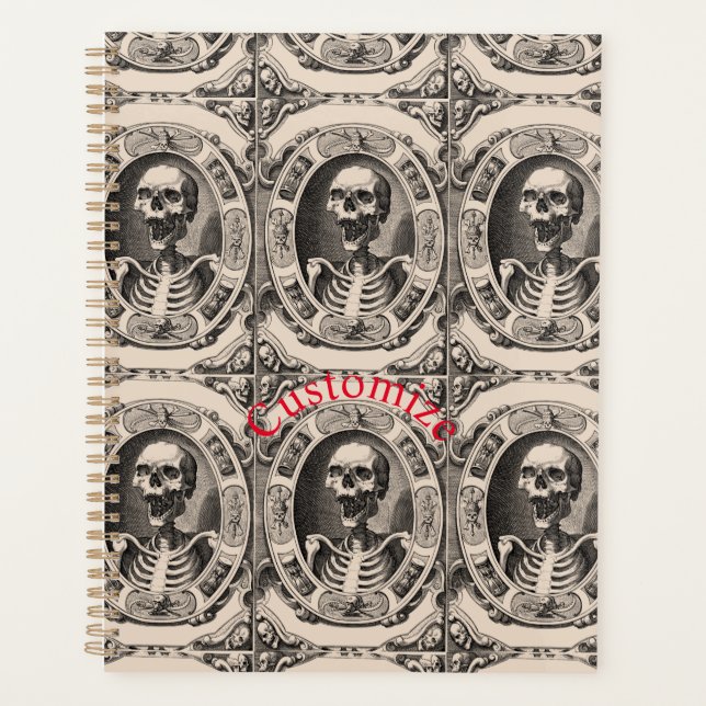 Spooky Human Skull Thunder_Cove Planer (Vorderseite)