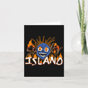 Spooky Island Amusement Park Island Resort Hallowe Karte