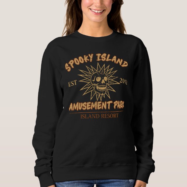 Spooky island - summer halloween sweatshirt (Vorderseite)