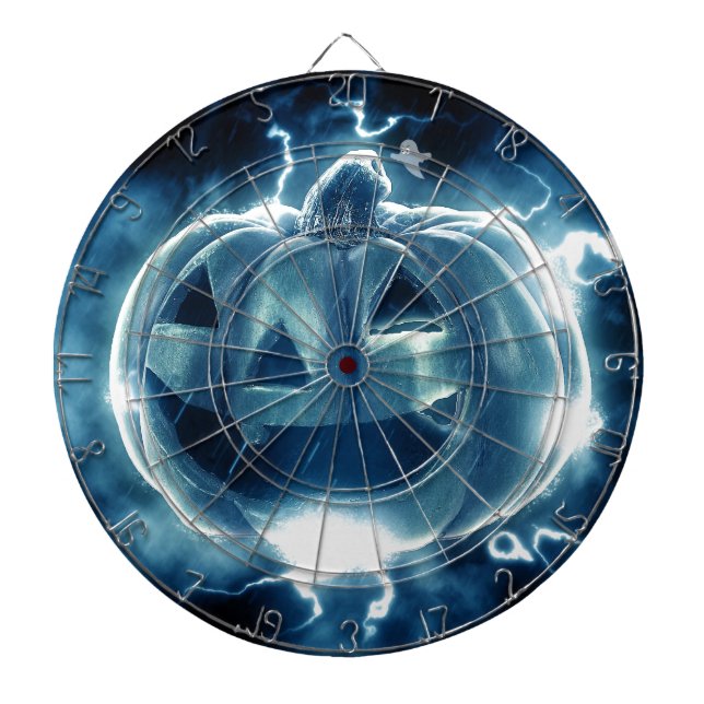 Spooky Jack-o-Lantern Dartscheibe (vorne)