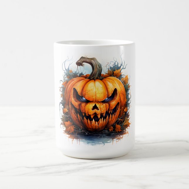 Spooky Jack-O-Lantern Kaffeetasse (Mittel)
