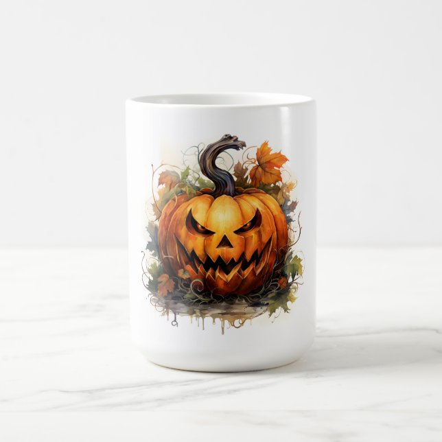 Spooky Jack-O-Lantern Kaffeetasse (Mittel)