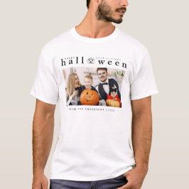 Spooky Jack-o'-Laterne Happy Halloween 1 Foto T-Shirt